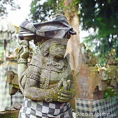 Bali traditional temple exterior Stock Photo