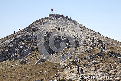 Sarikiz holy place in mount ida,Edremit,Turkey Editorial Stock Photo