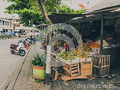 Balikpapan city street photography, Borneo, Indonesia Editorial Stock Photo