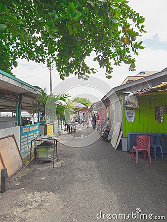 Balikpapan city street photography, Borneo, Indonesia Editorial Stock Photo