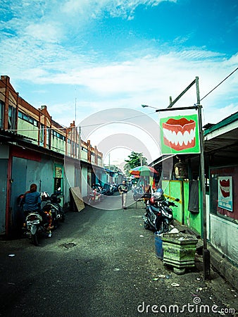 Balikpapan city street photography, Borneo, Indonesia Editorial Stock Photo
