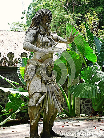 Balinese idols, spirits in Bali Stock Photo