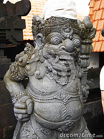 Balinese idols, spirits in Bali Stock Photo