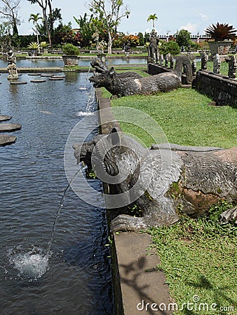 Balinese idols, spirits in Bali Stock Photo