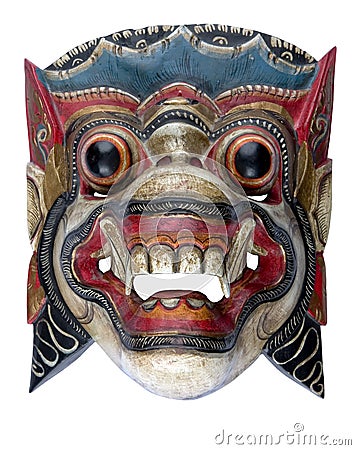 Balinese mask Stock Photo