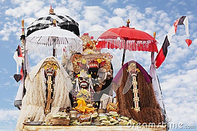 Balinese spirits Stock Photo