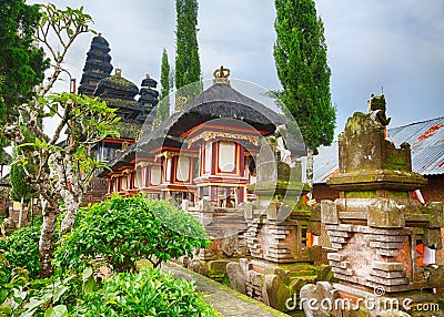 Balinese temple Stock Photo