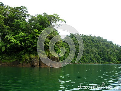 Balinsasayao Twin Lakes Natural Park in Negros Oriental Philippines Photo Stock Photo