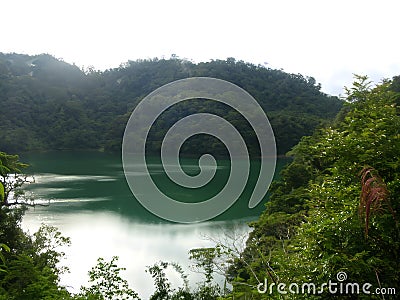 Balinsasayao Twin Lakes Natural Park in Negros Oriental Philippines Photo Stock Photo