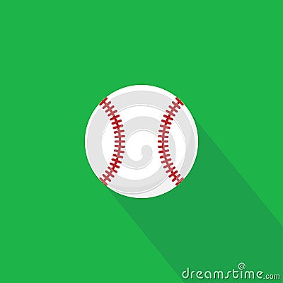 Ball baseball icon Vector Illustration