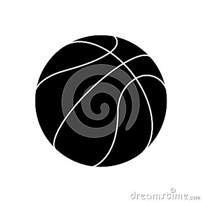 Graphic icon basketball ball Cartoon Illustration