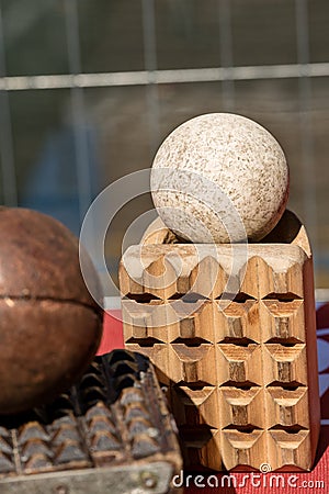 Treia Italy - Game of the Ball with the Bracelet Stock Photo