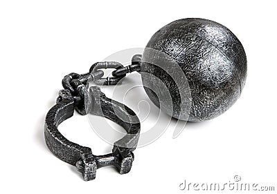 Ball and Chain Stock Photo