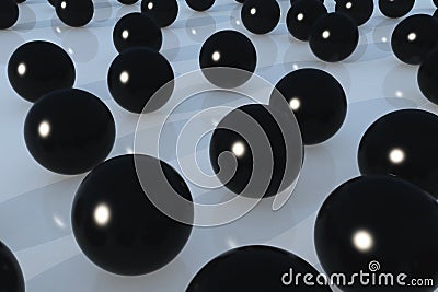 Ball dark color for skin care concept Stock Photo