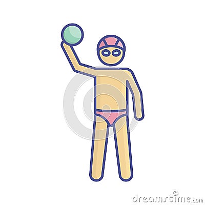 Ball Fill Vector icon which can easily modify or edit Vector Illustration