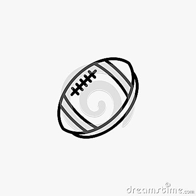 Ball line icon design. Ball sport vector illustration. Vector Illustration