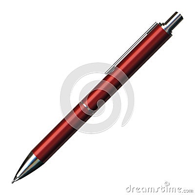 Ball Pen Vector Illustration