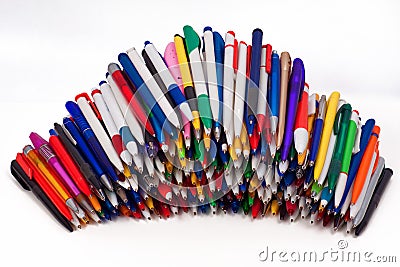 Ball pens Stock Photo