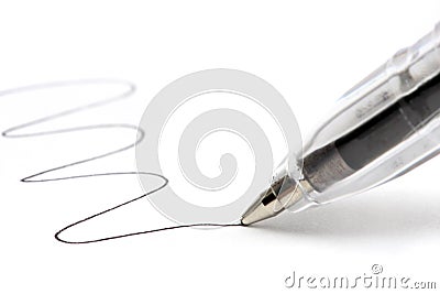 Ball Point Pen Stock Photo