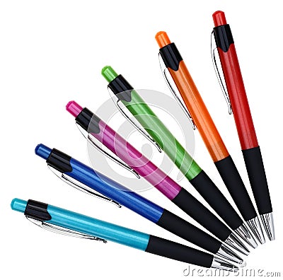 Ball Point Pens Stock Photo