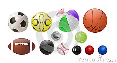 Ball set Vector Illustration