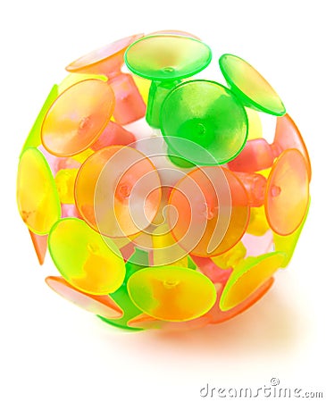 Ball with suckers Stock Photo