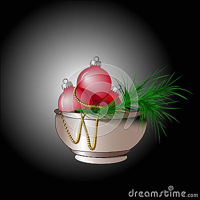 Ball vase_9102_1 Vector Illustration