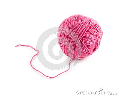 Ball of wool Stock Photo