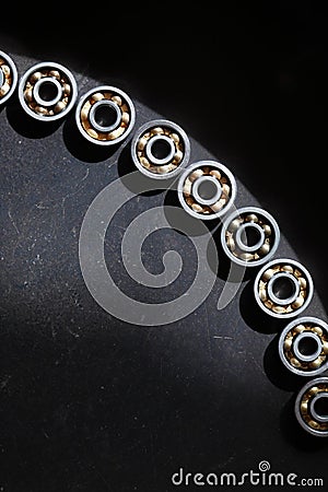 Ballbearing Background Stock Photo