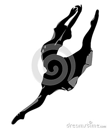 Ballerina Vector Illustration