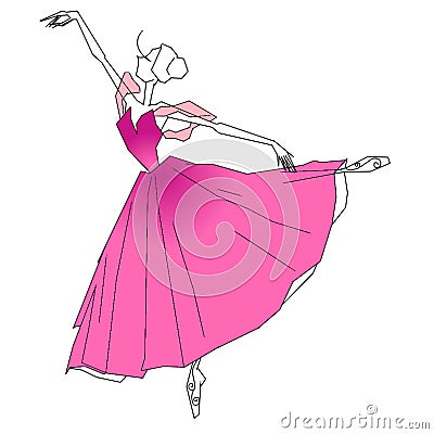 Ballerina. Ballet. Dancing. Dress. Stock Photo