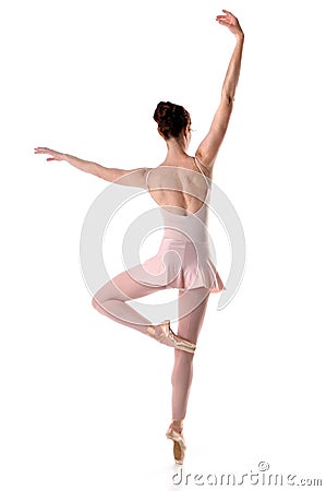 Ballerina Dancing Stock Photo