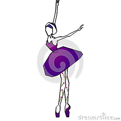 Ballerina. Dancing. Ballett. Stock Photo