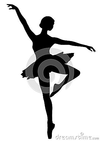 Ballerina icon Stock Photo