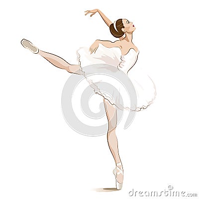 Ballerina Vector Illustration