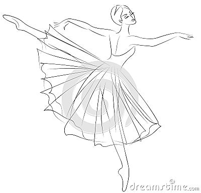 Ballerina Vector Illustration