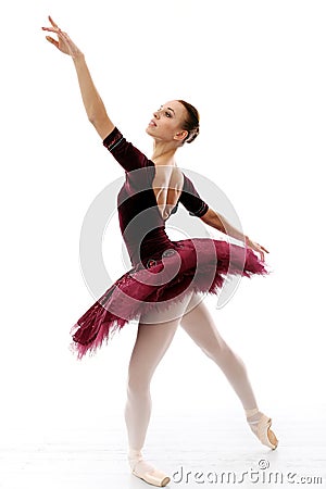 Ballerina performing Stock Photo