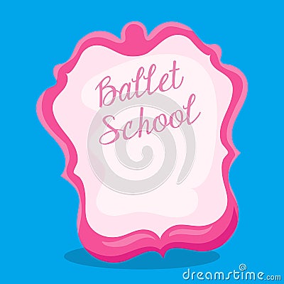 Ballet Class Girl Mirror 15 Vector Illustration