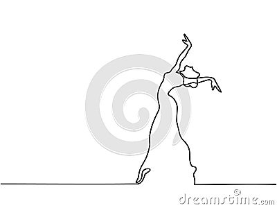 Ballet Dancer ballerina Vector Illustration