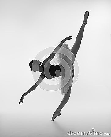 A ballet dancer in a ballet tutu Stock Photo