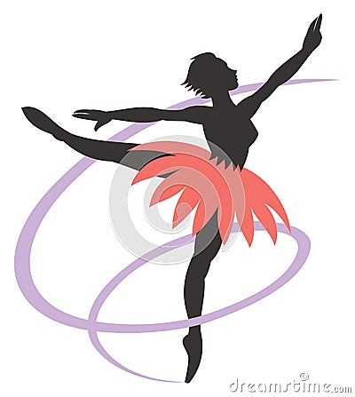 Ballet Dancer Vector Illustration