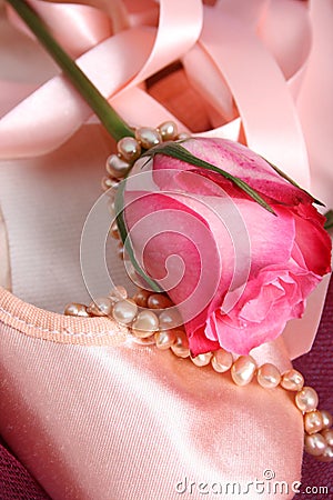 Ballet Pearls Stock Photo