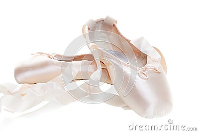 Ballet shoes Stock Photo