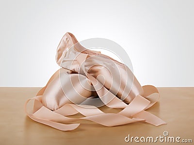 Ballet shoes Stock Photo