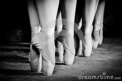 Ballet Shoes Stock Photo