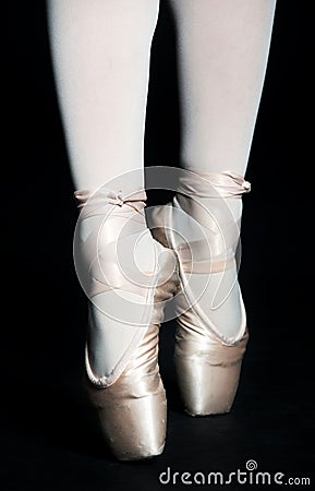 Ballet Slippers Stock Photo