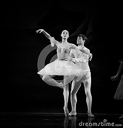 Ballet Swan Lake Editorial Stock Photo