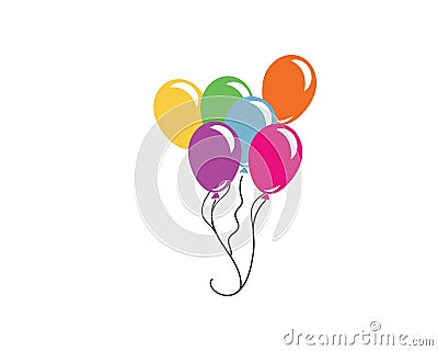 ballon icon vector illustration design Vector Illustration