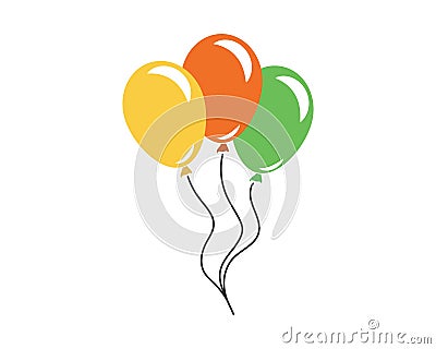 ballon icon vector illustration design Vector Illustration