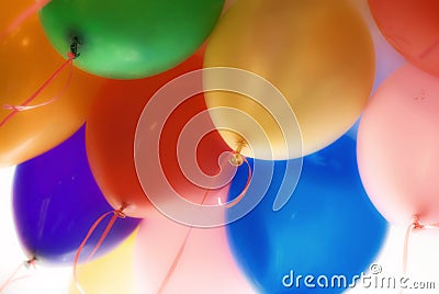 Ballons_background Stock Photo